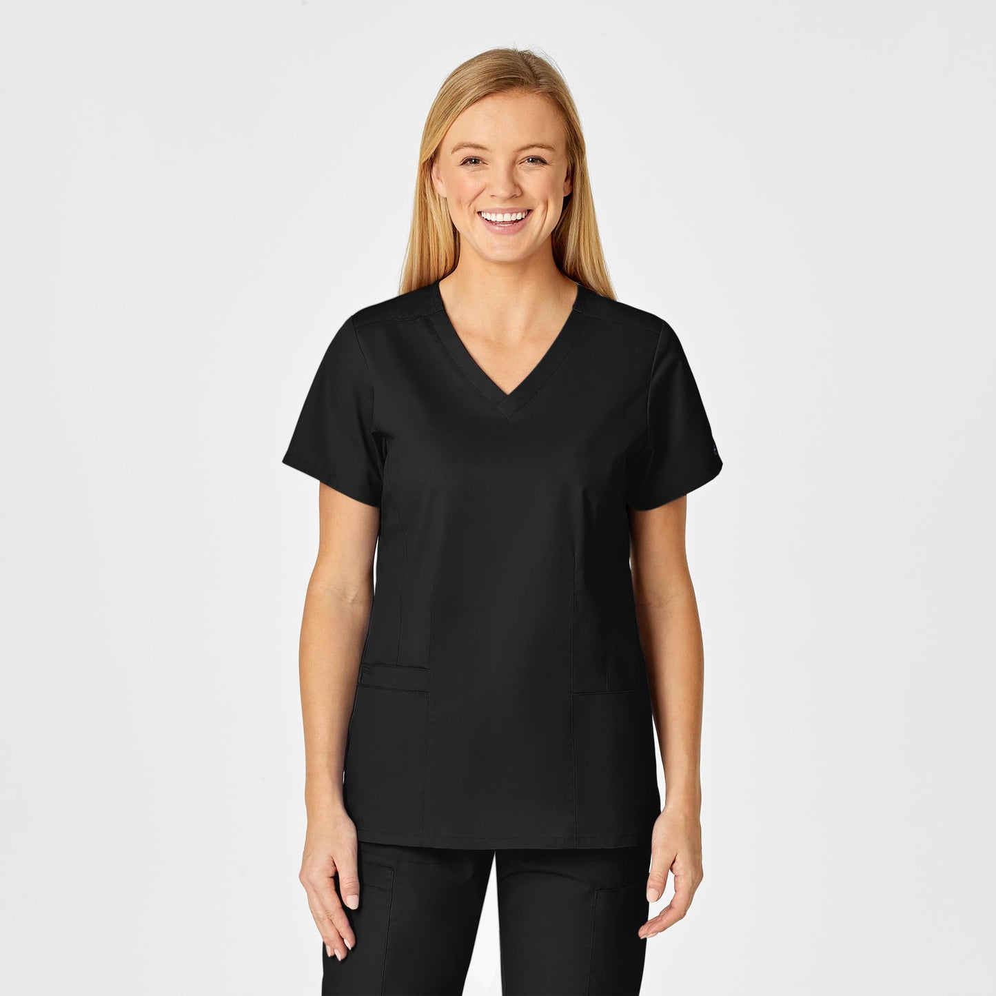 Guiño WonderWORK
Blusa médica con escote en V para mujer
