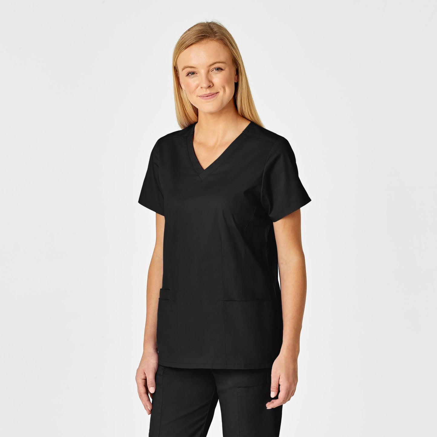 Guiño WonderWORK
Blusa médica con escote en V para mujer