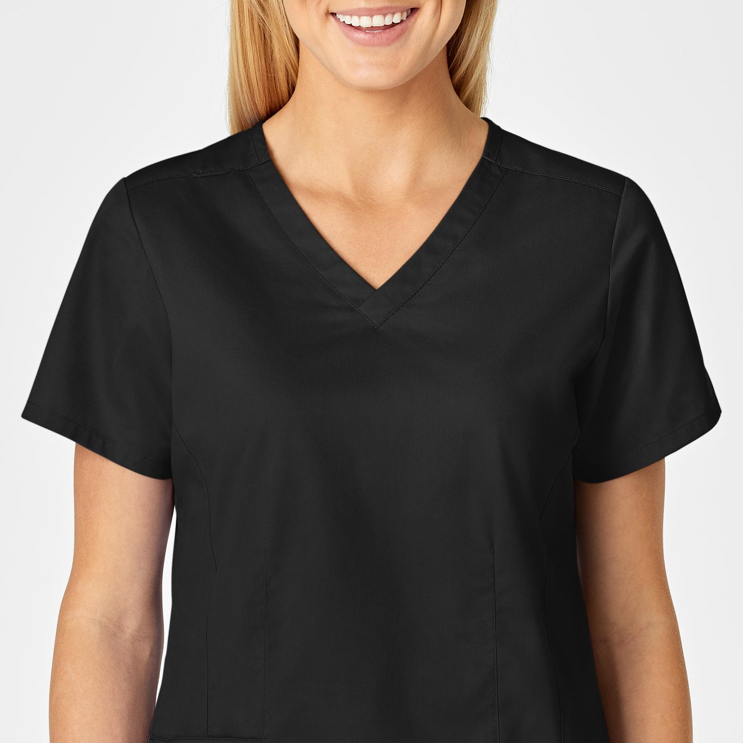 Guiño WonderWORK
Blusa médica con escote en V para mujer