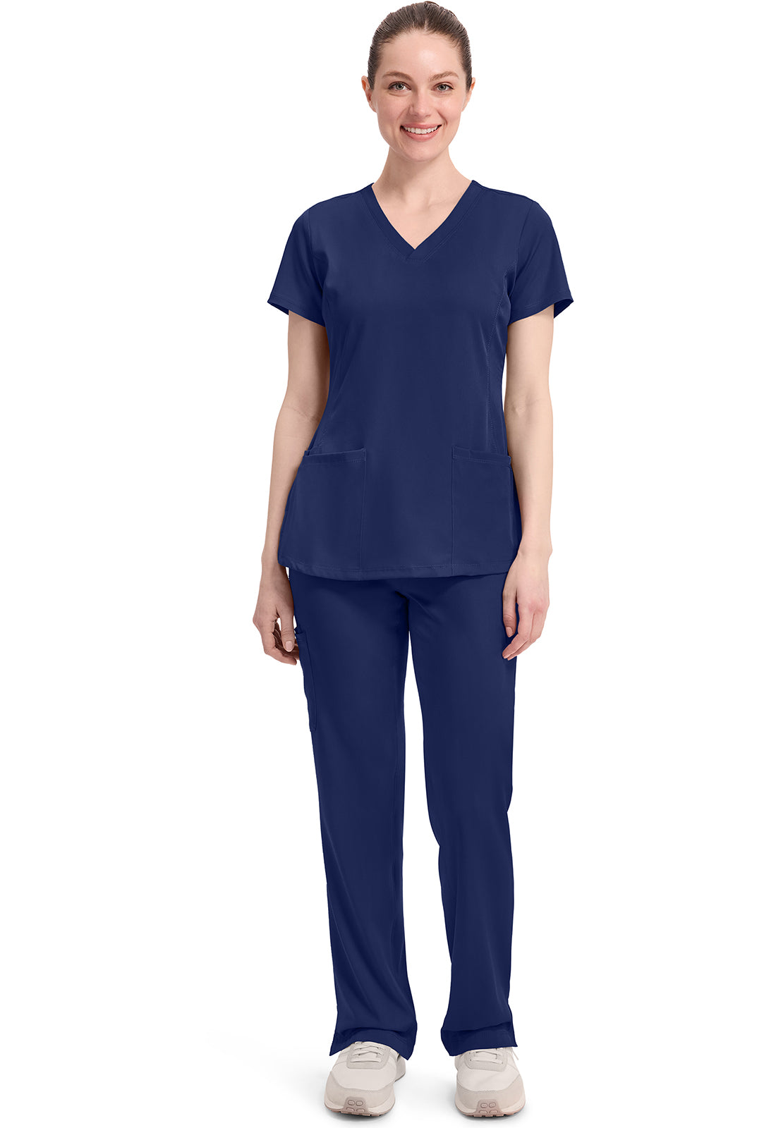 Healing Hands Works Monica Scrub Top – Navy