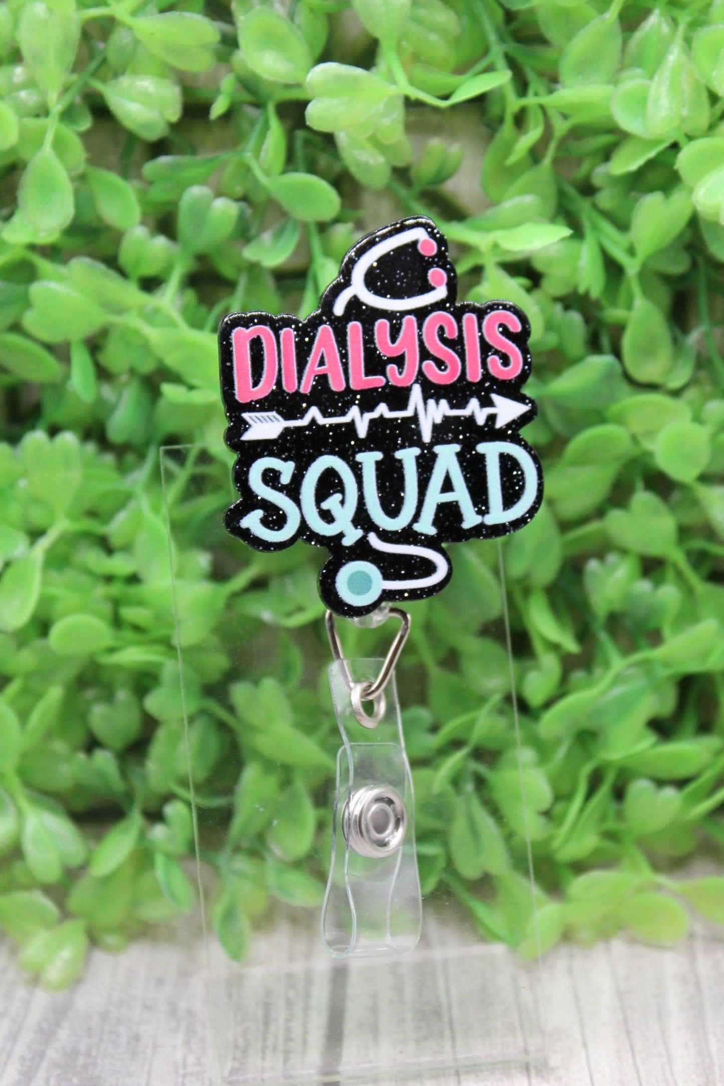 Dialysis Squad Badge/ID Holder Reel