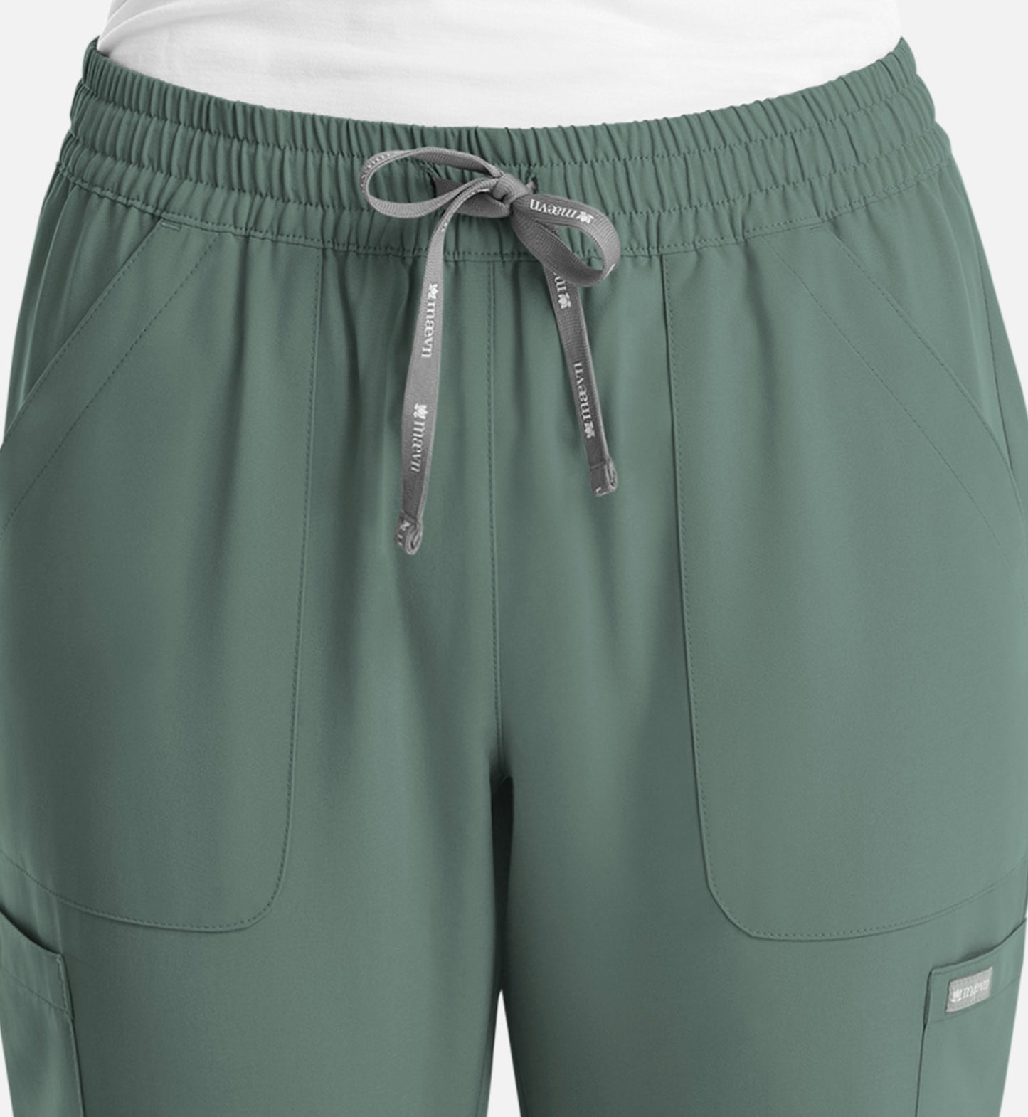 Maevn Momentum Womens Full Elastic Pull on Pant- Tall