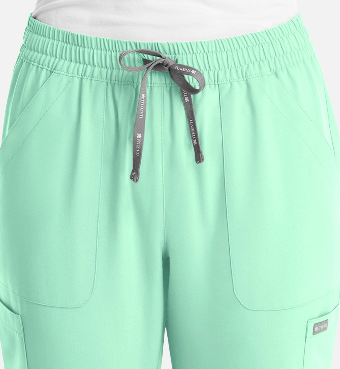 Maevn Momentum Womens Full Elastic Pull on Pant- Tall