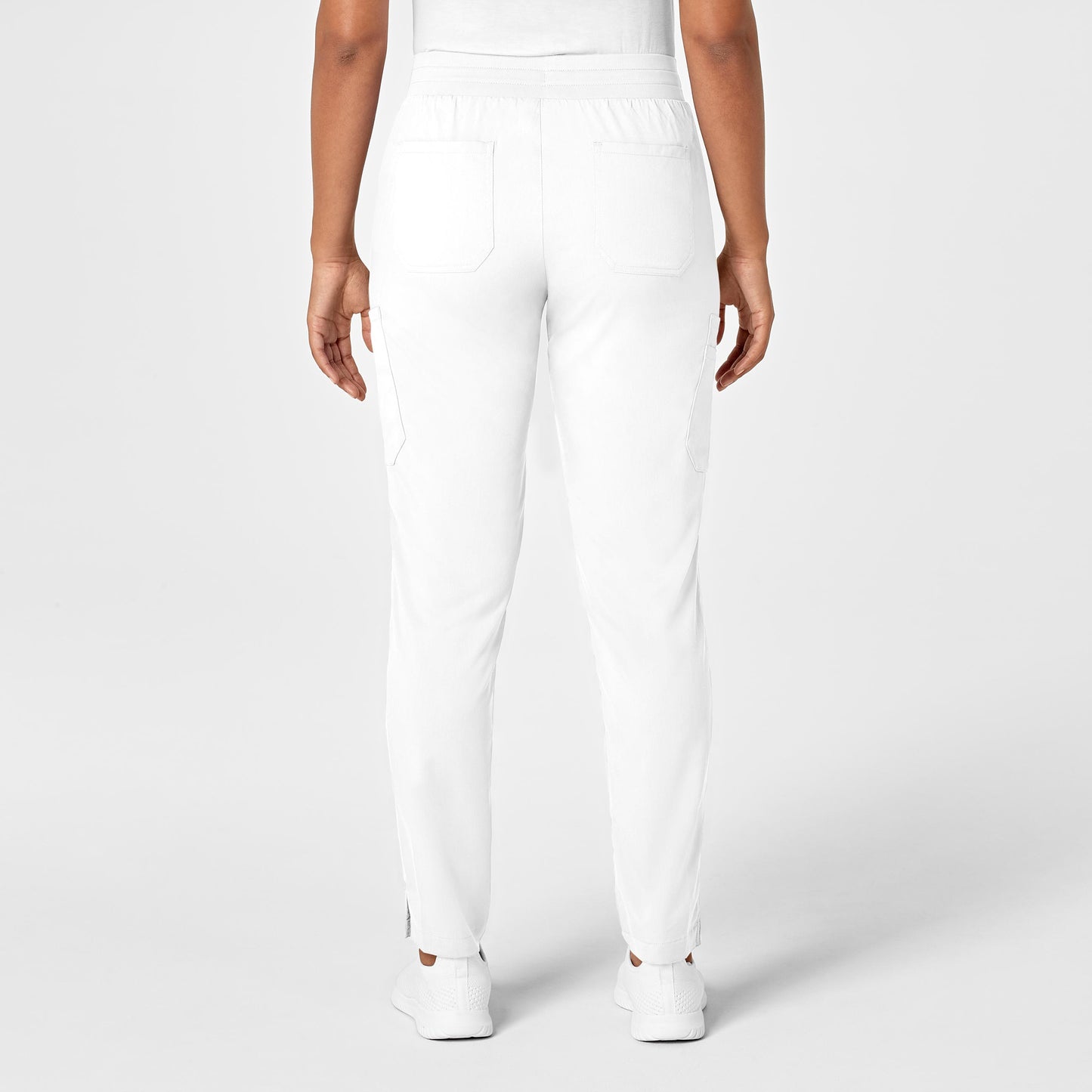 Pantalón de trabajo tipo cargo con pierna ajustada para mujer