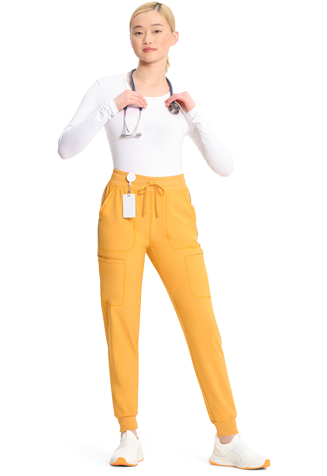 Pantalón deportivo Infinity Mid Rise en tono Gold Rush
