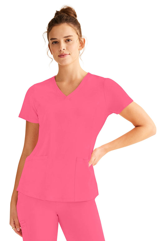 Blusa Monica de Healing Hands Works en color chocolate oscuro