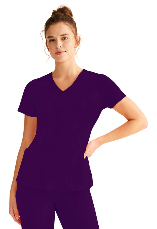 Blusa Monica de Healing Hands Works en color chocolate oscuro