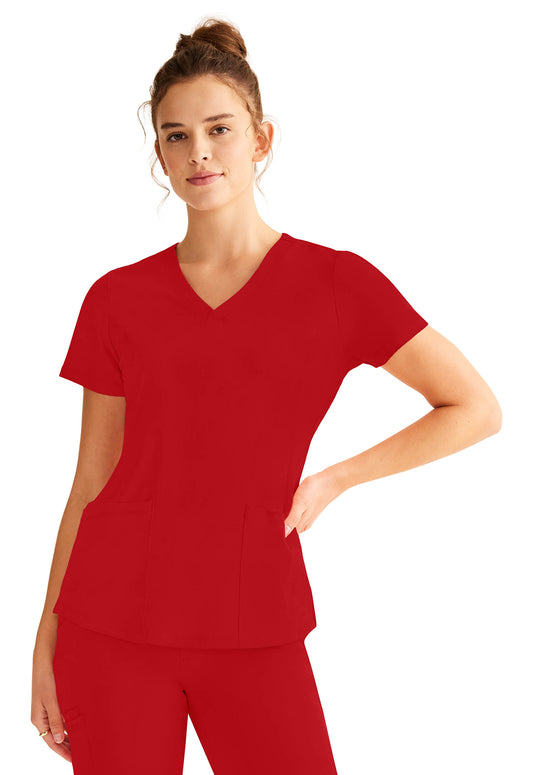 Blusa Monica de Healing Hands Works en color chocolate oscuro