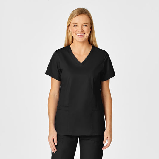 Guiño WonderWORK
 Blusa médica con escote en V para mujer