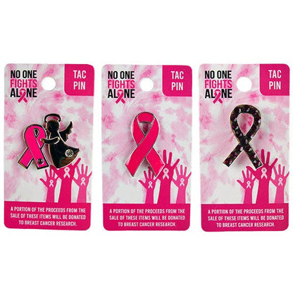 Breast Cancer Awareness Enamel Tac Pin Assortment