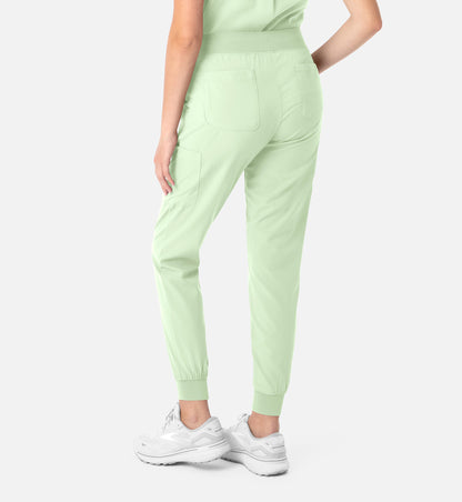 MAEVN MOMENTUM WOMEN'S YOGA WAIST JOGGER in HONEY DEW