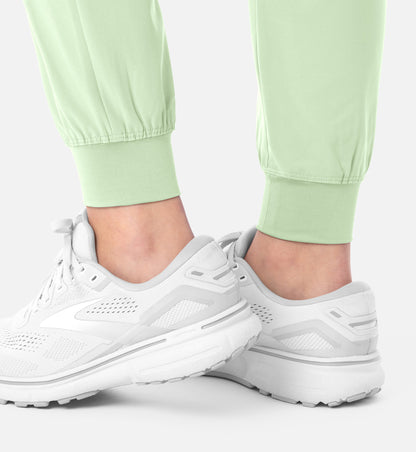 MAEVN MOMENTUM WOMEN'S YOGA WAIST JOGGER in HONEY DEW