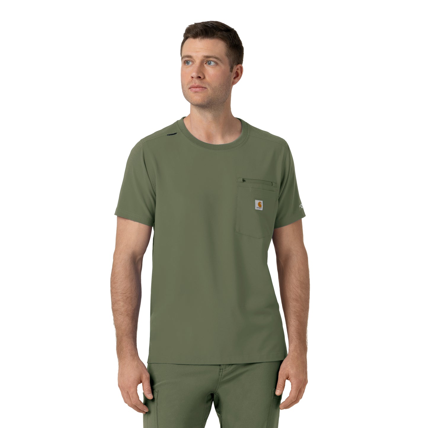 Carhartt Force Cross-Flex Men's Crew Neck Scrub Top