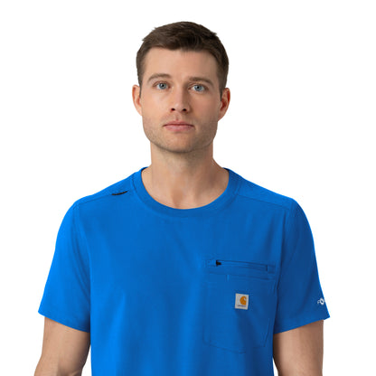 Carhartt Force Cross-Flex Men's Crew Neck Scrub Top