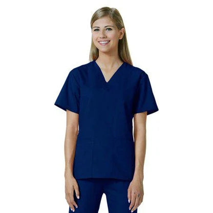 Maevn Women's Core Classic V-Neck Top(Navy - S