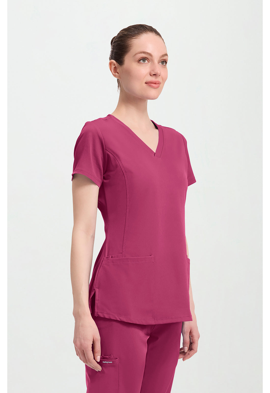 Healing Hands Works Scrub Set – Cherry Wine